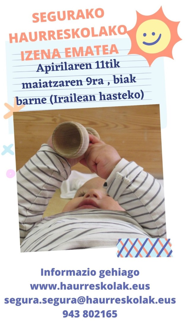 Segurako Haurreskolako izena emateko epea zabalik.jpeg